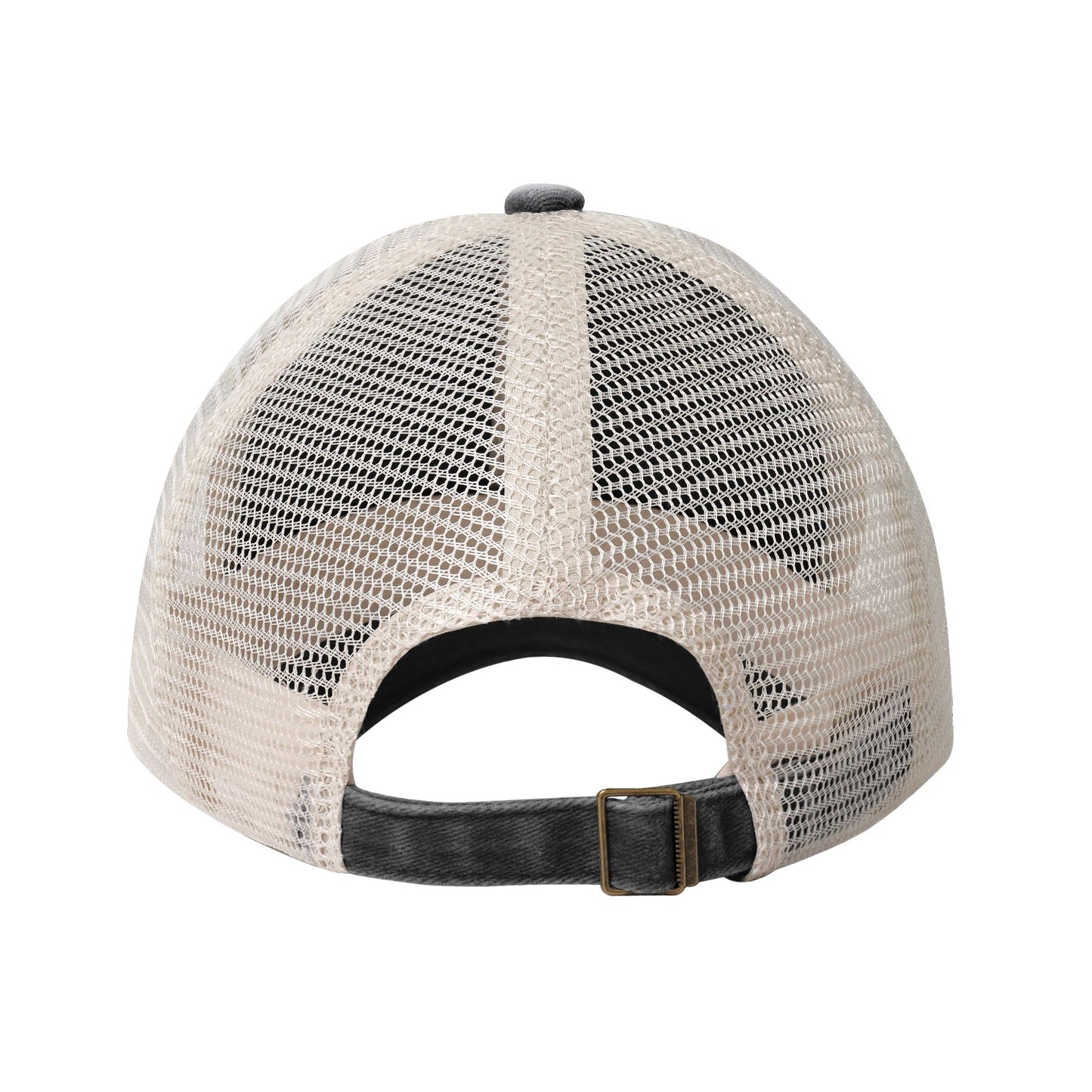 Custom Washed Denim Trucker Hat with Your Logo - Personalized Mesh Back Baseball Cap - Custom DTF Print Graphic Cap for Men & Women