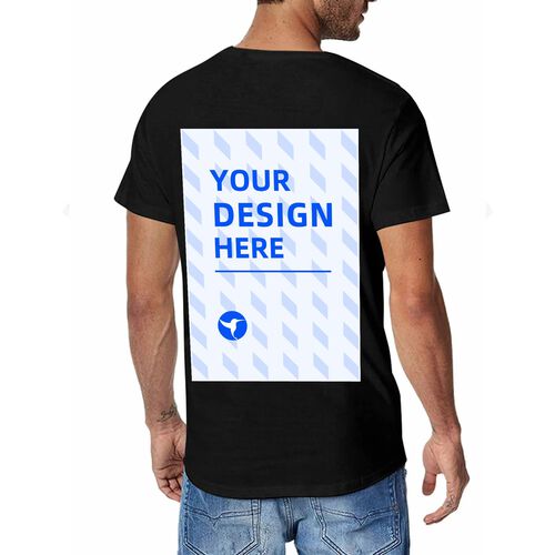 Custom T-Shirt with Your Graphic Text - Back Side Personalized DTF Print