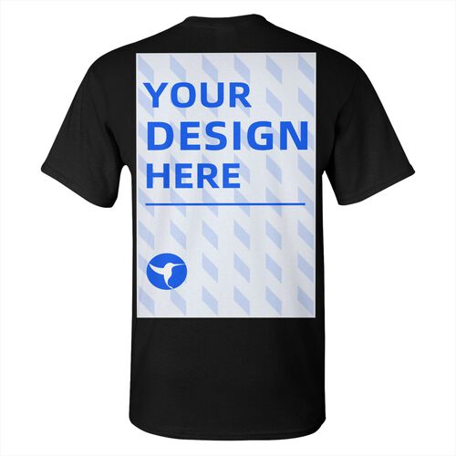 Custom Two-Sided T-Shirt with Your Graphic Text - Personalized Double Sided DTF Print