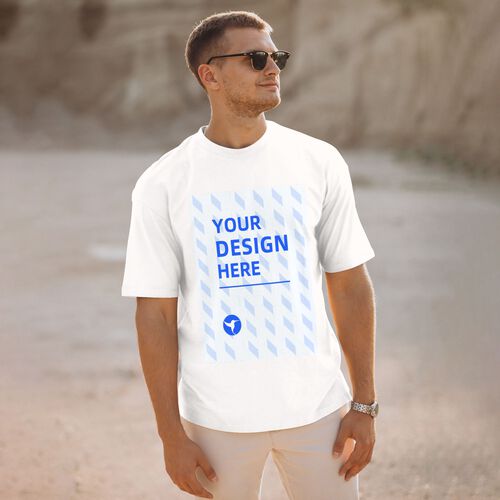 Custom T-Shirt with Your Graphic Text - Front Side Personalized DTF Print