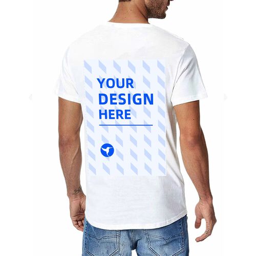 Custom T-Shirt with Your Graphic Text - Back Side Personalized DTF Print