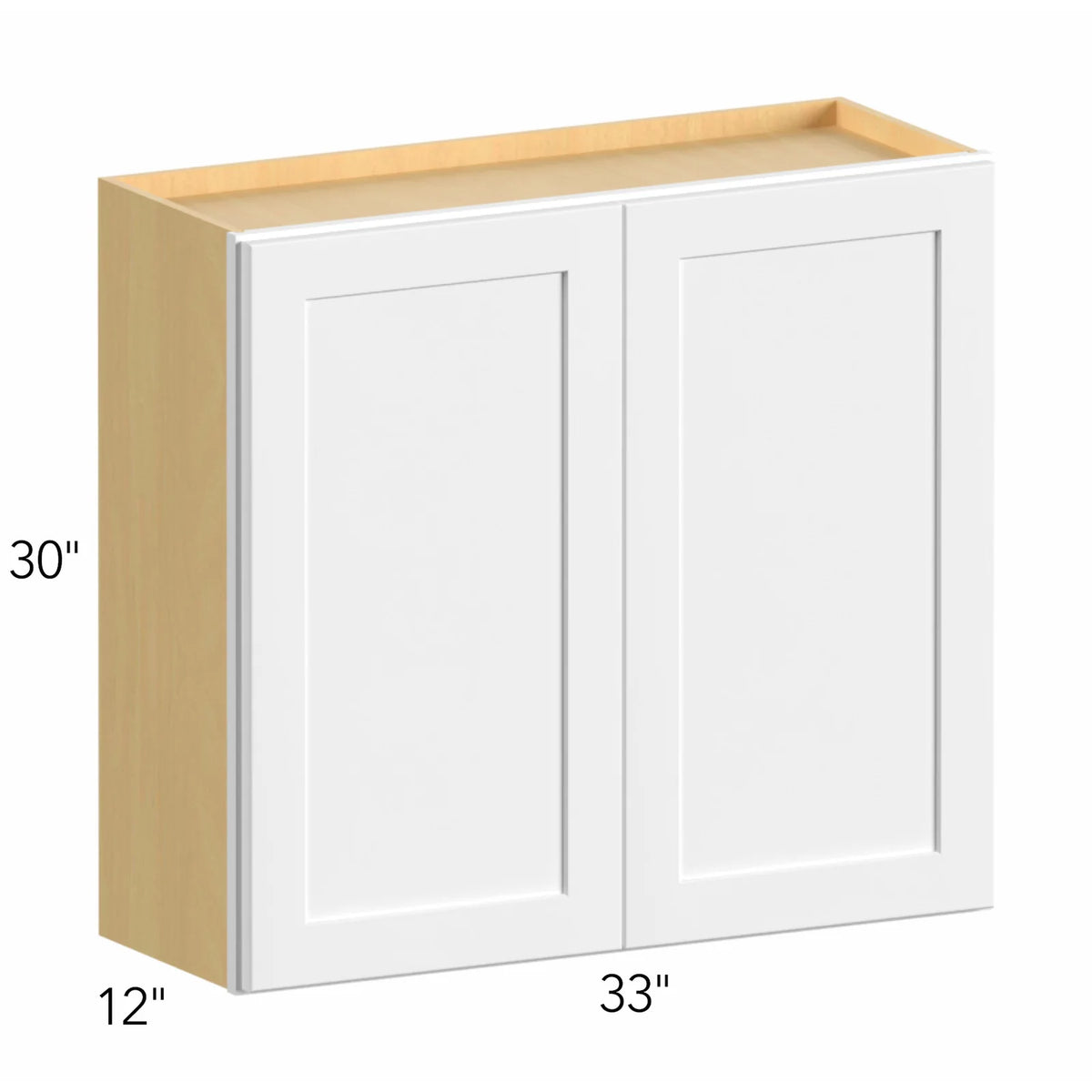 IGOU Allure Galaxy Frost 33"W x 30"H Double Door Wall | IG W3330