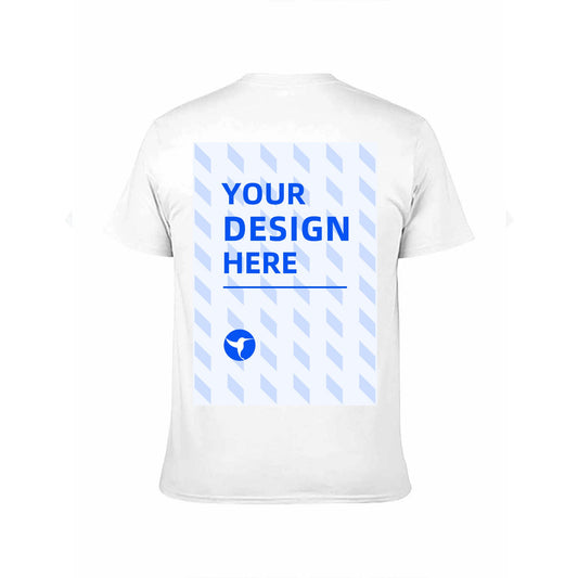 Custom T-Shirt with Your Graphic Text - Back Side Personalized DTF Print