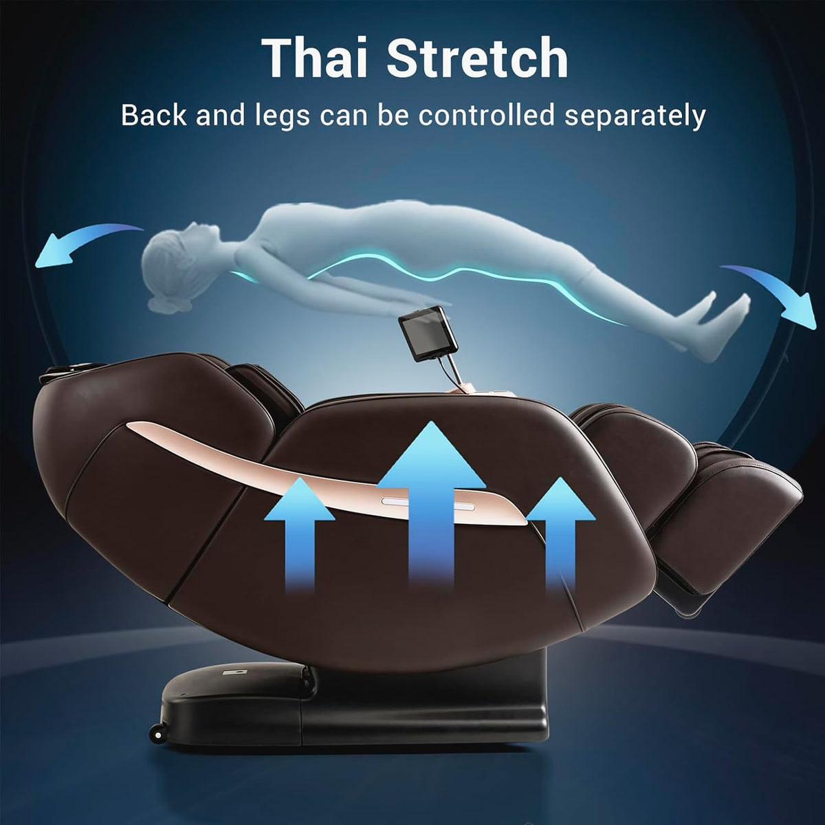 Massage Chair Full Body, Zero Gravity SL Track Heavy Duty Massage Recliner Chair with Heat, 12 Auto Modes for Home, M1612 Brown