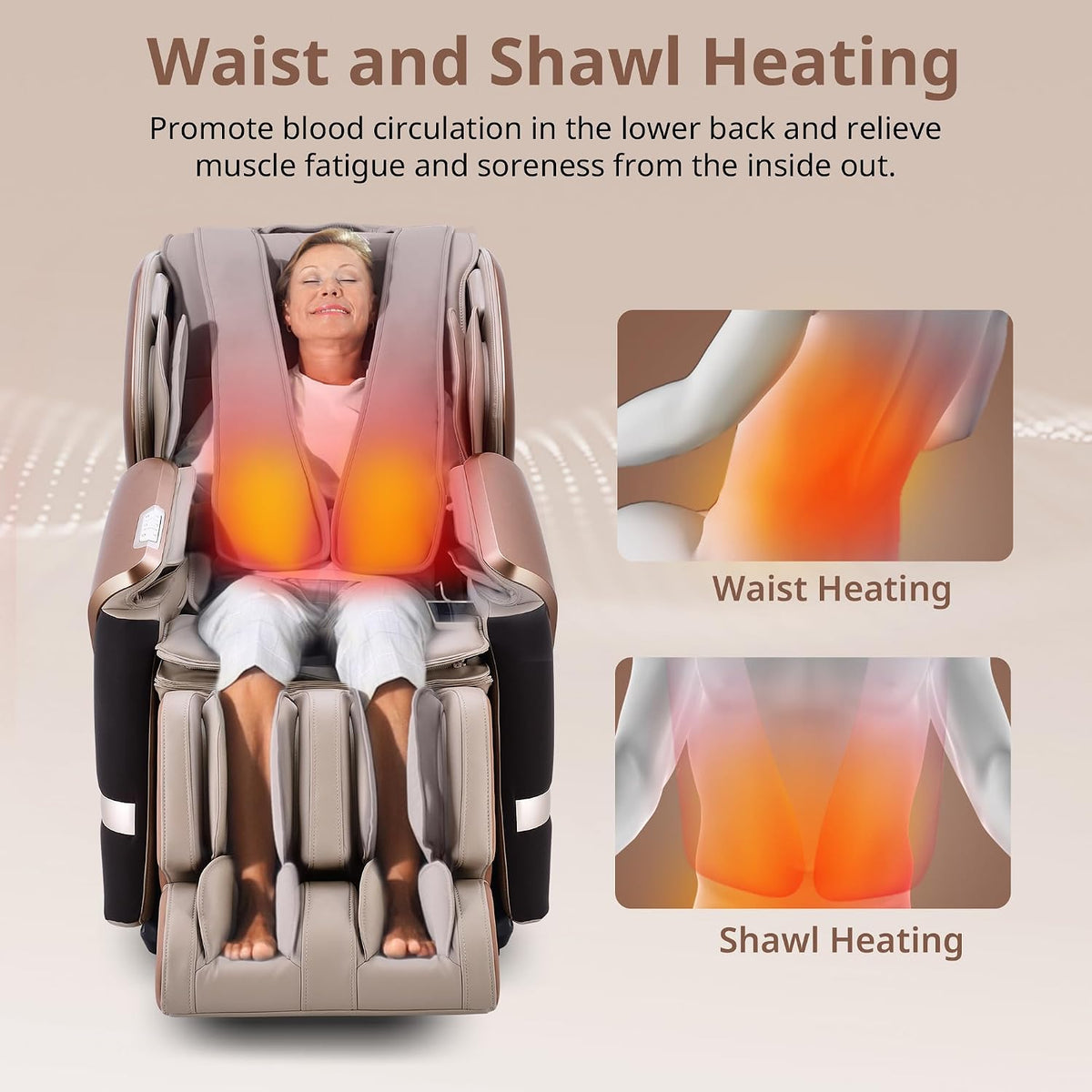 4D Massage Chair 4D+2D Dual Mechanism Zero Gravity with Heat