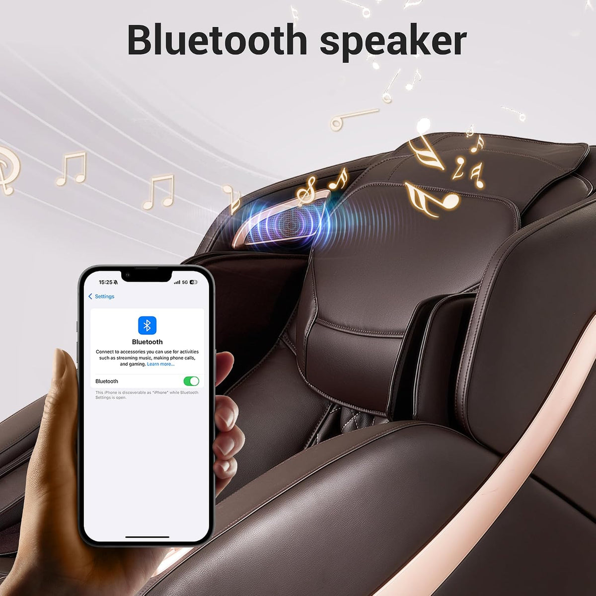 Massage Chair Full Body, Zero Gravity SL Track Heavy Duty Massage Recliner Chair with Heat, 12 Auto Modes for Home, M1612 Brown