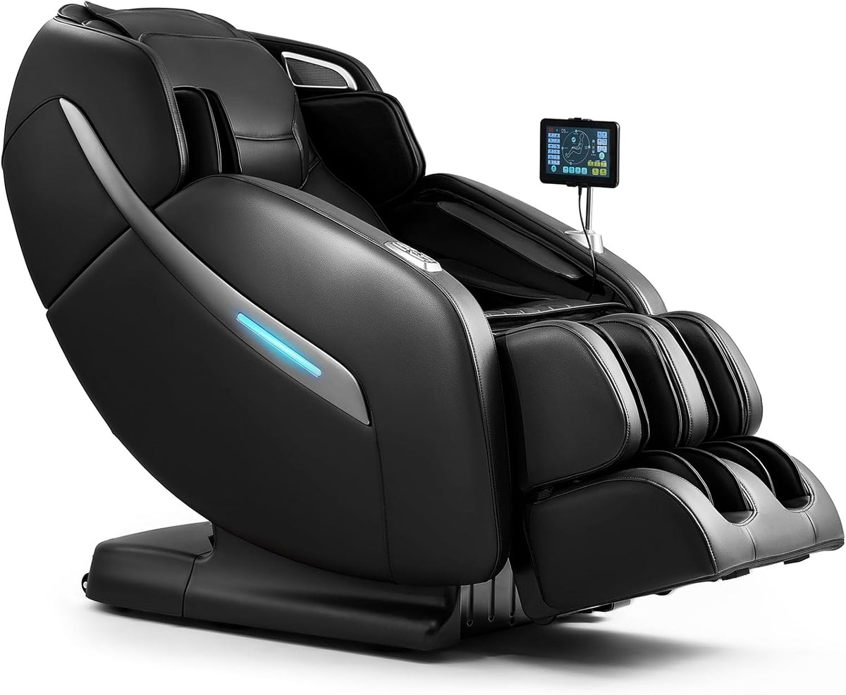 Massage Chair Full Body, Zero Gravity SL Track Heavy Duty Massage Recliner Chair with Heat, 12 Auto Modes for Home, M1612 Brown