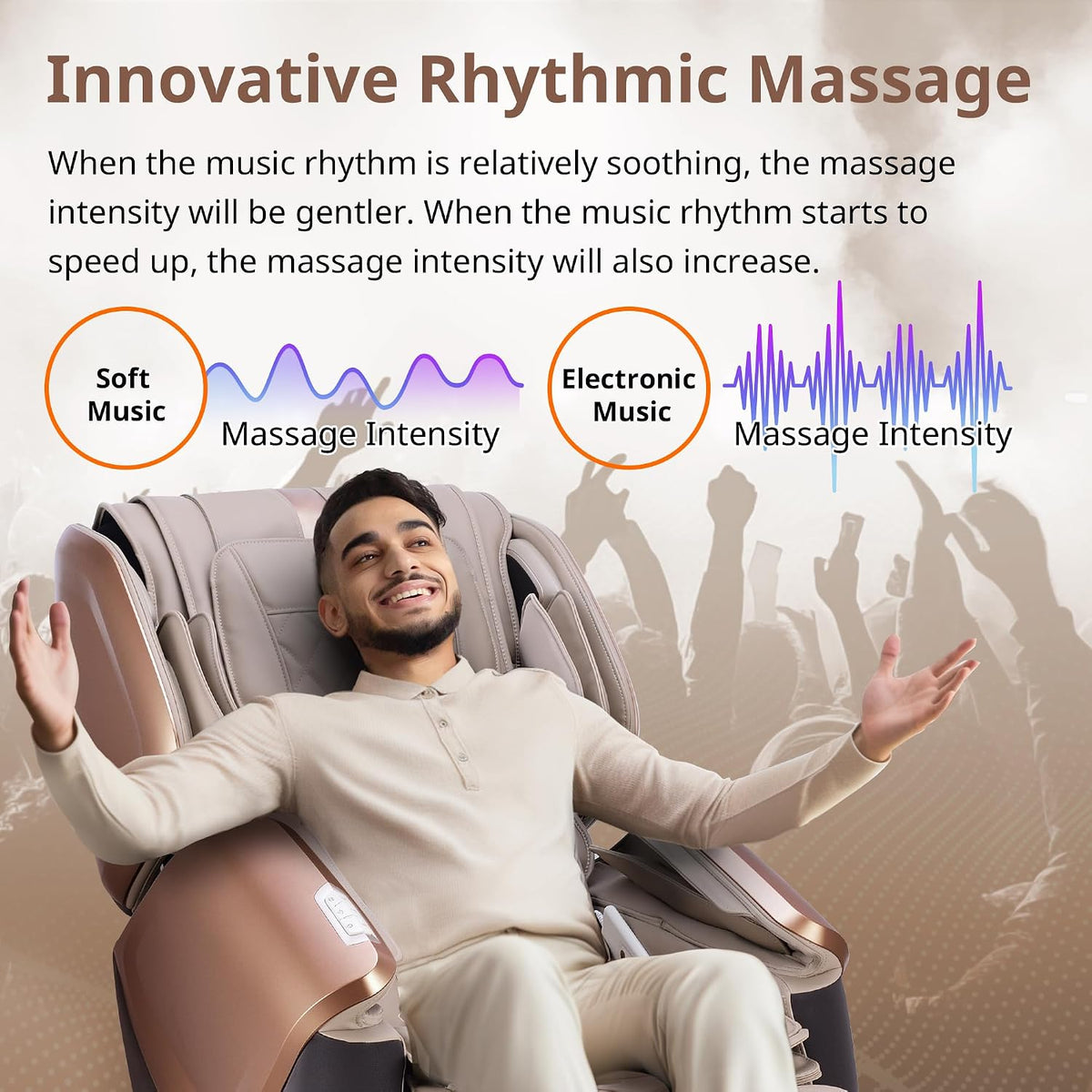 4D Massage Chair 4D+2D Dual Mechanism Zero Gravity with Heat