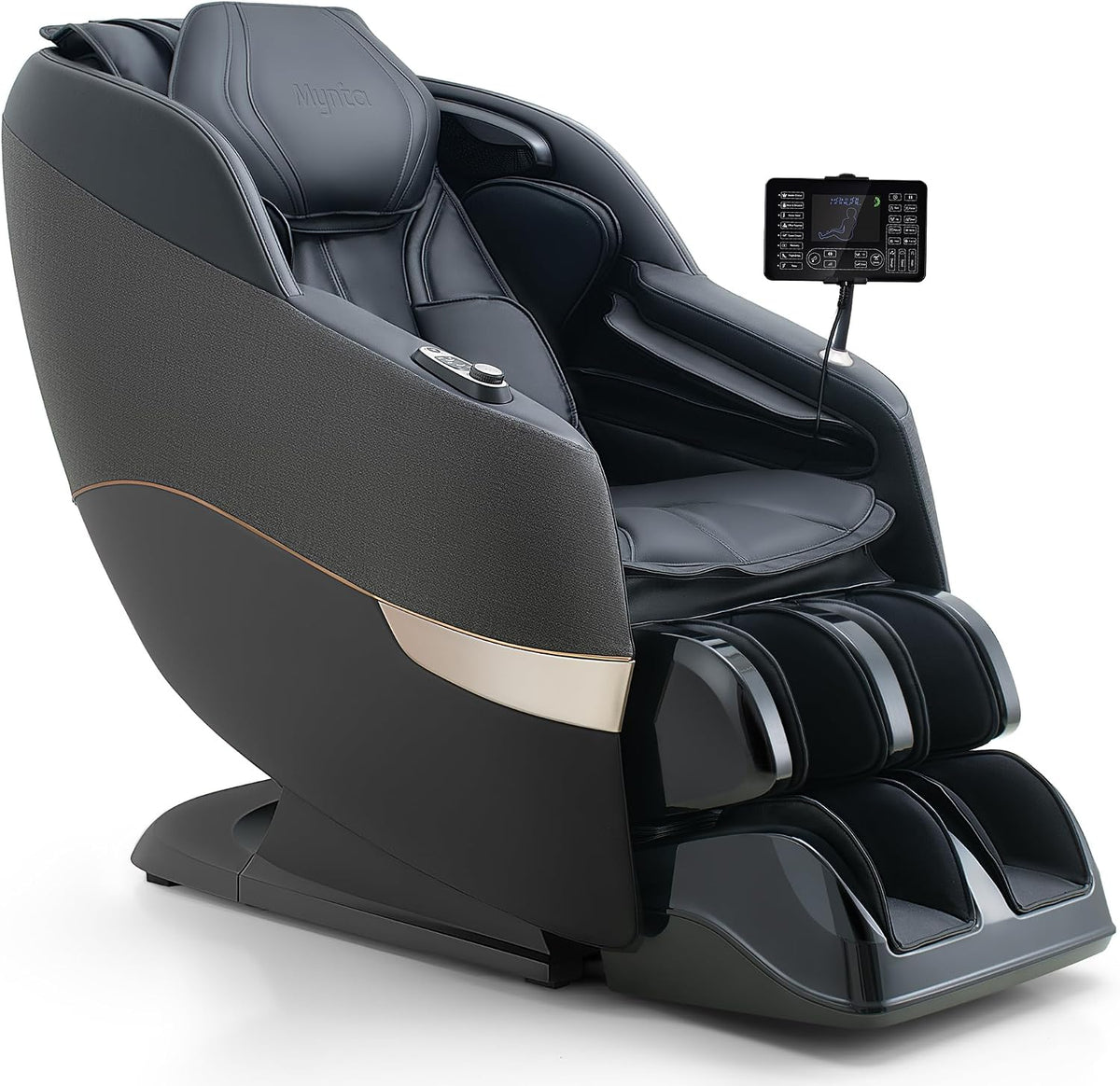 4D Massage Chair Full Body, 170° Flexible SL Track Shiatsu Massage Chairs with Zero Gravity, Bluetooth Speaker, Airbags & Heating, MC1650