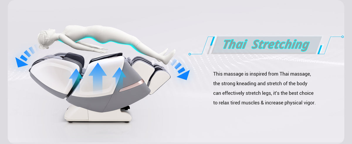 4D Massage Chair 4D+2D Dual Mechanism Zero Gravity with Heat