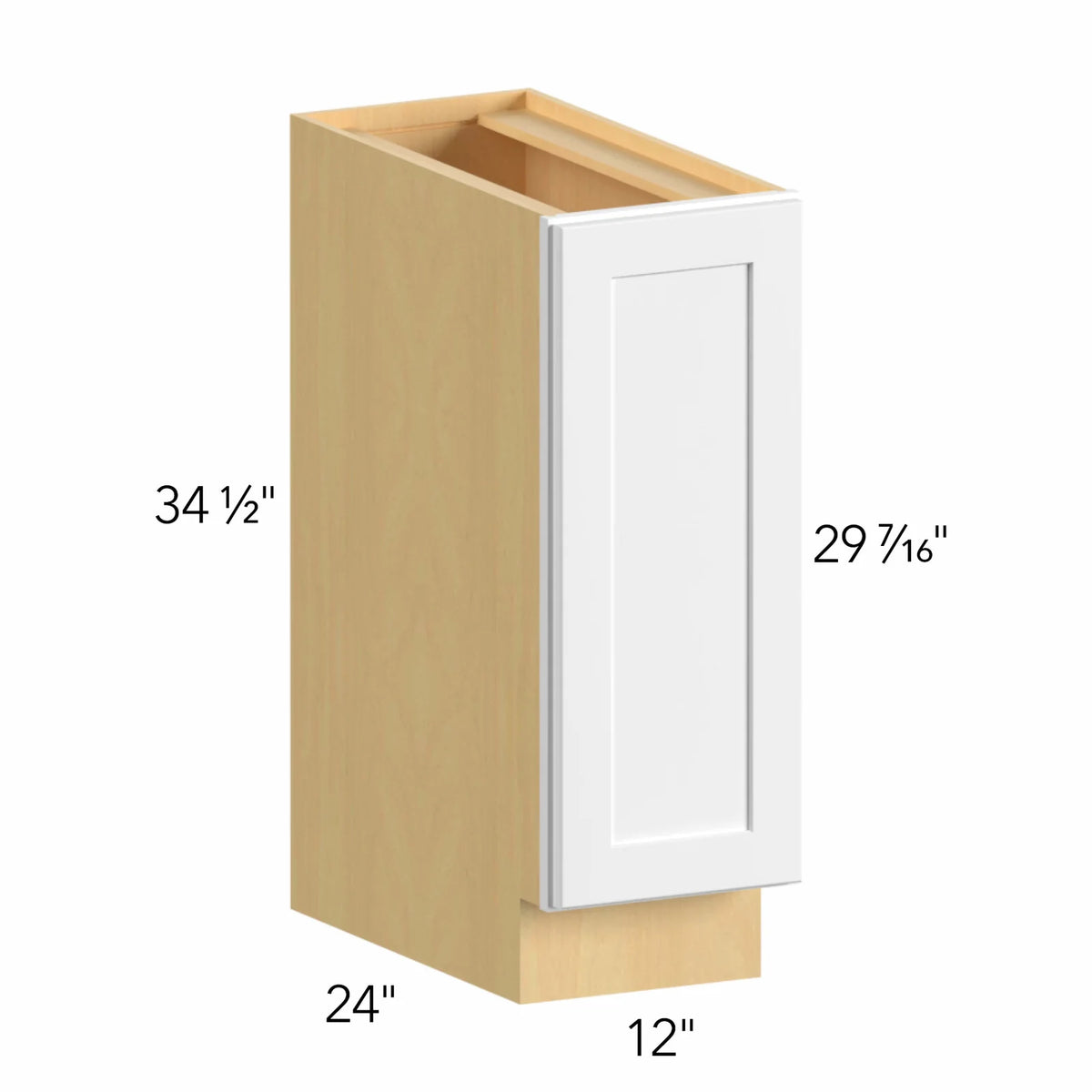 IGOU Allure Galaxy Frost 12"W Full Height Base Cabinet | IG B12FD