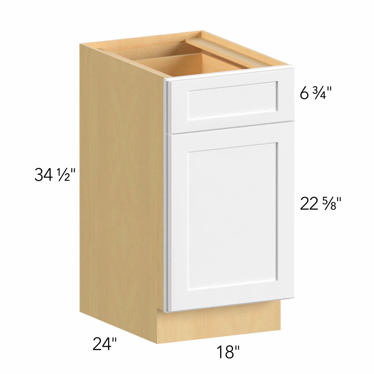 IGOU Allure Galaxy Frost 18"W Base Cabinet | IG B18