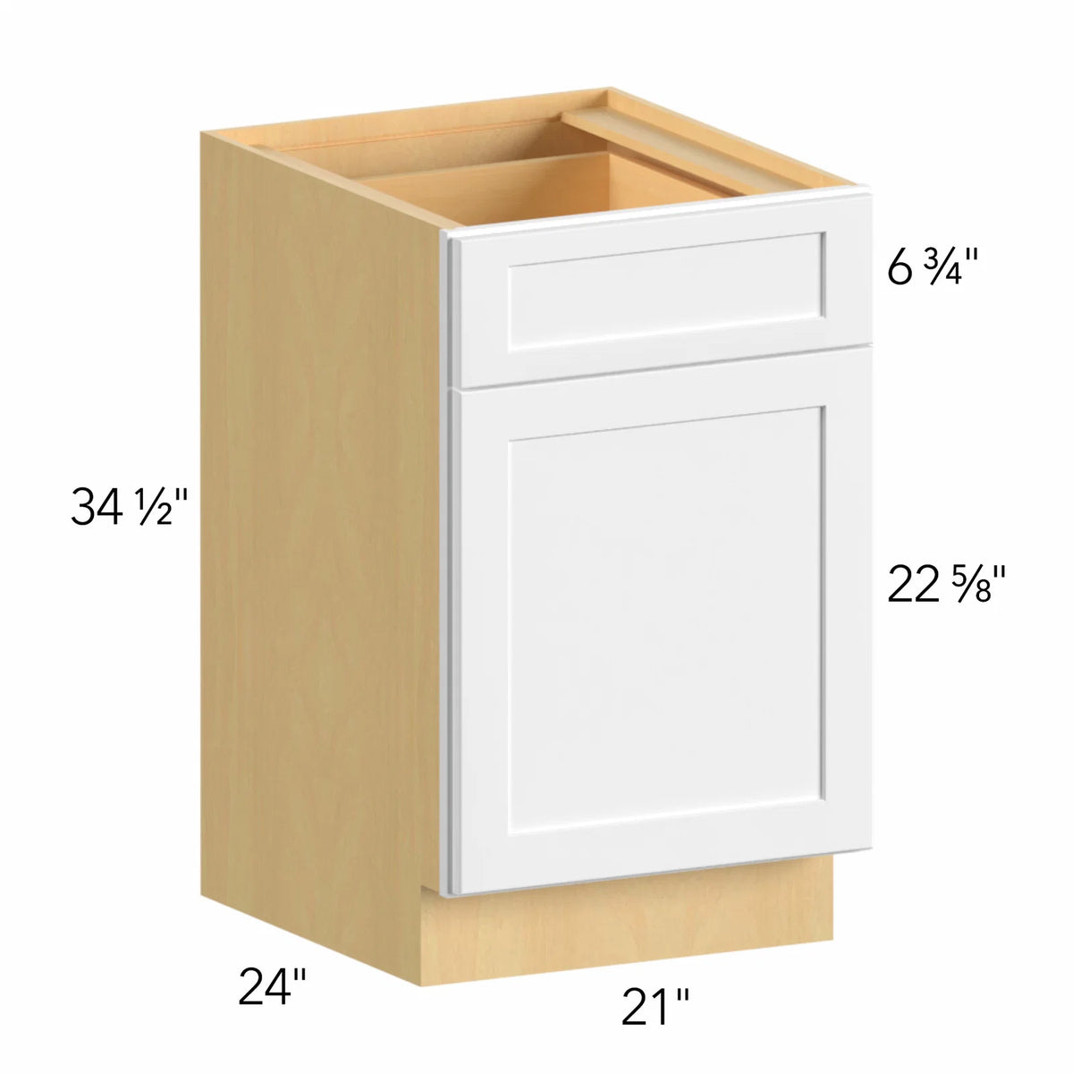 Allure Galaxy Frost 21"W Base Cabinet | GF B21