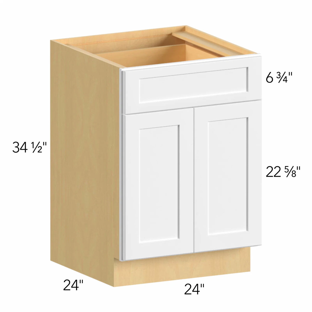 Allure Galaxy Frost 24"W Base Cabinet | GF B24