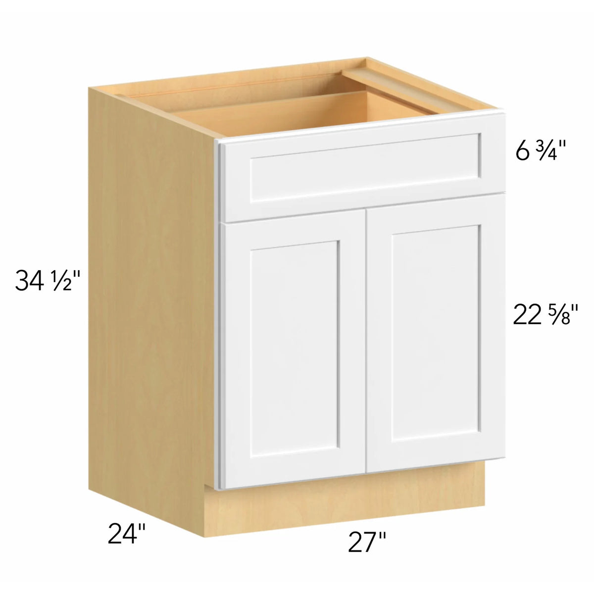 Allure Galaxy Frost 27"W Base Cabinet | GF B27