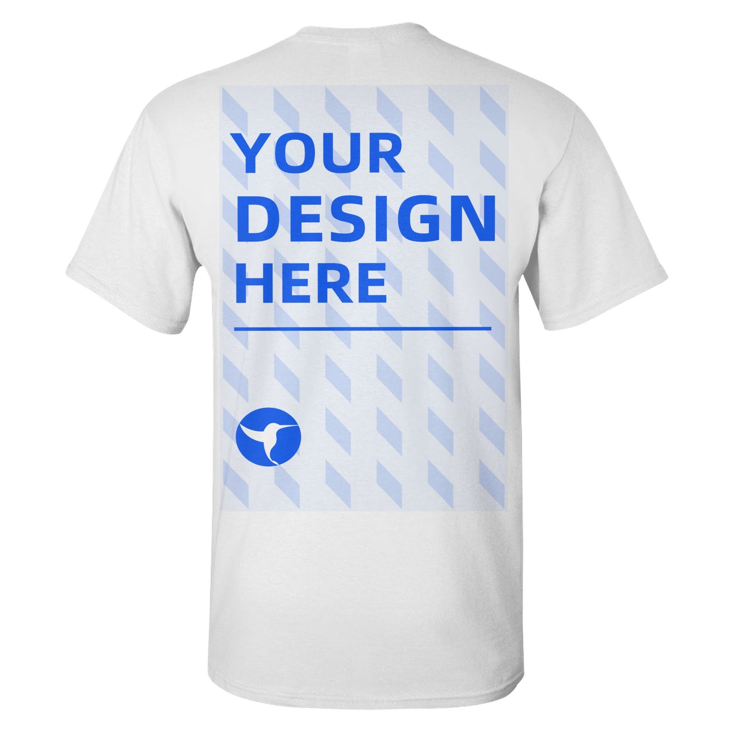 Custom Two-Sided T-Shirt with Your Graphic Text - Personalized Double Sided DTF Print