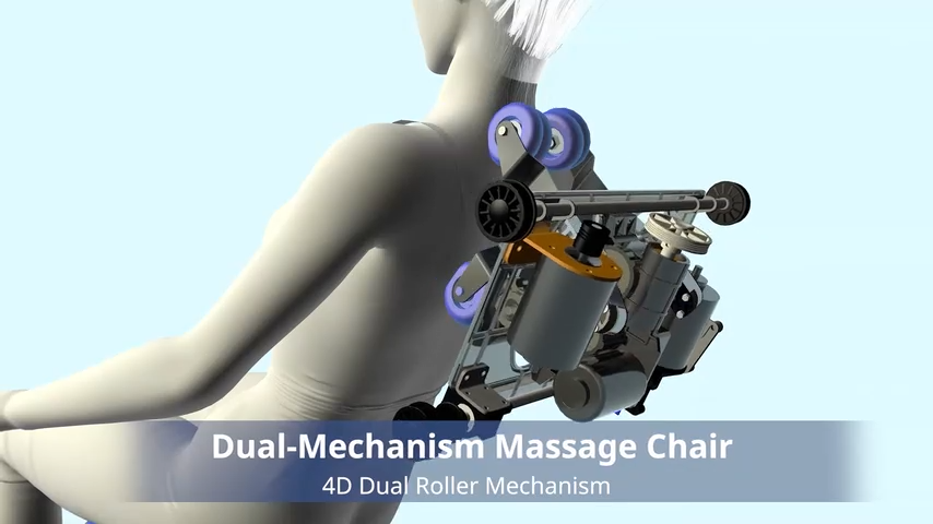 4D Massage Chair 4D+2D Dual Mechanism Zero Gravity with Heat
